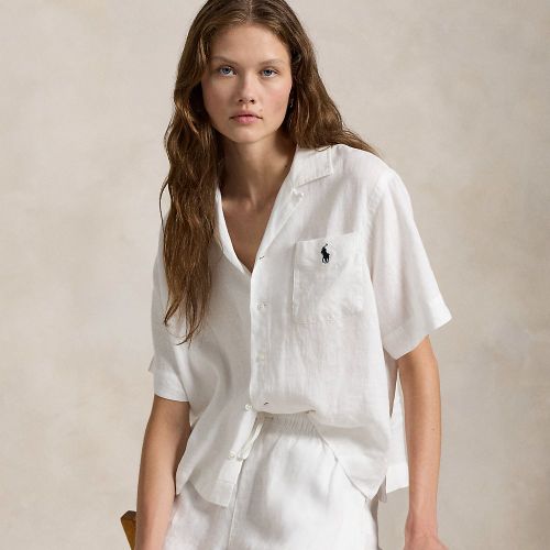 Chemise safari Open d'Australie lin coton - Polo Ralph Lauren - Modalova