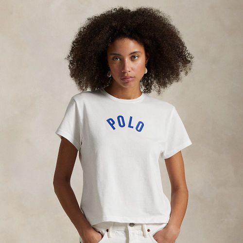 T-shirt Shrunken Fit à logo en jersey - Polo Ralph Lauren - Modalova