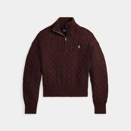 Pull demi-zippé en coton torsadé - Polo Ralph Lauren - Modalova