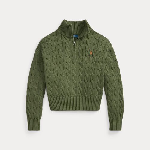 Pull demi-zippé en coton torsadé - Polo Ralph Lauren - Modalova