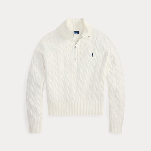 Pull demi-zippé en coton torsadé - Polo Ralph Lauren - Modalova