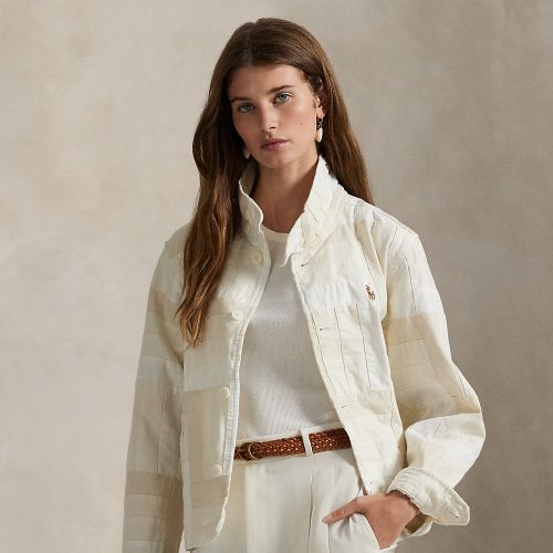 Veste patchwork à col cheminée - Polo Ralph Lauren - Modalova