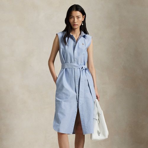 Robe-chemise ceinturée en coton Oxford - Polo Ralph Lauren - Modalova