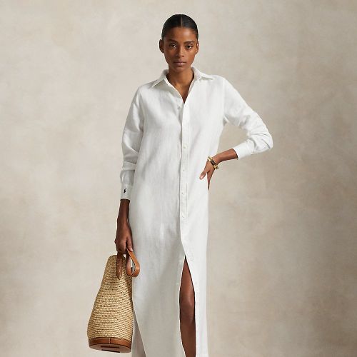 Robe-chemise en lin - Polo Ralph Lauren - Modalova