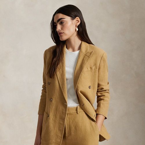 Blazer croisé en lin - Polo Ralph Lauren - Modalova