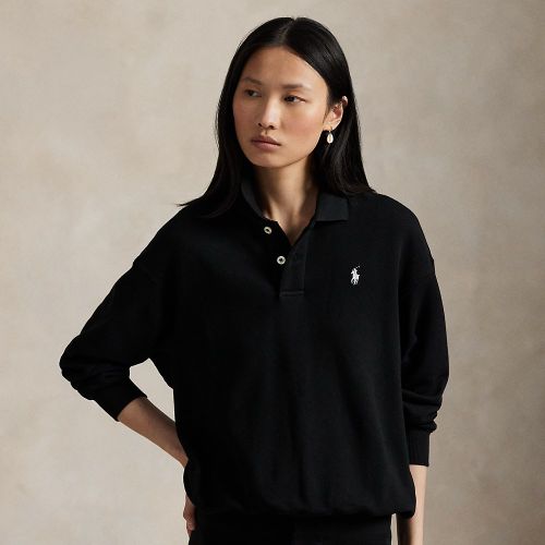 Polo à manches longues en molleton léger - Polo Ralph Lauren - Modalova