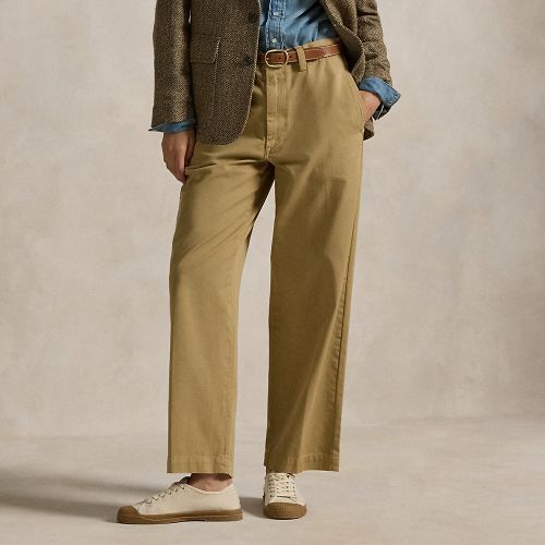 Pantalon droit en chino de coton - Polo Ralph Lauren - Modalova