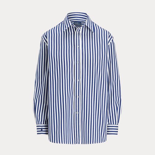 Chemise rayée Oversize Fit en coton - Polo Ralph Lauren - Modalova
