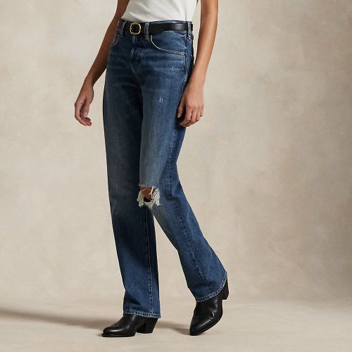 Jean Relaxed Straight taille haute - Polo Ralph Lauren - Modalova