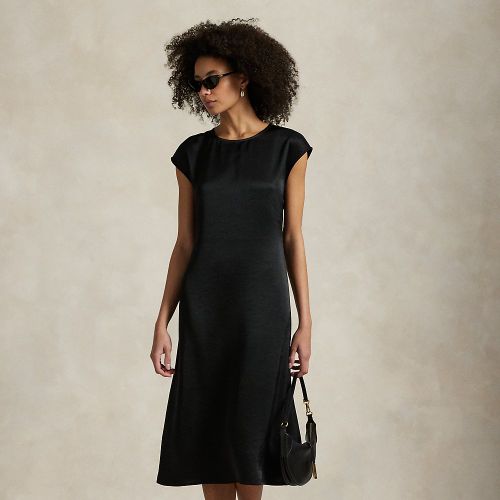 Robe à mancherons en satin - Polo Ralph Lauren - Modalova
