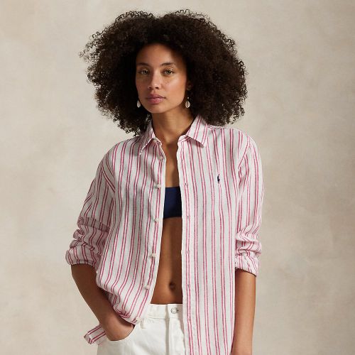 Chemise rayée Classic Fit en lin - Polo Ralph Lauren - Modalova