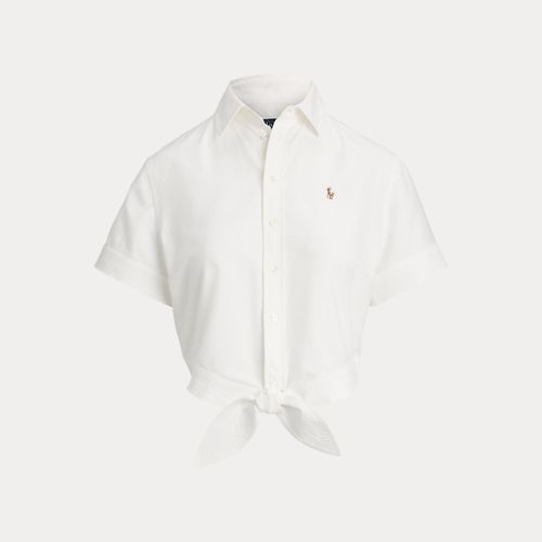 Chemise courte nouée en coton Oxford - Polo Ralph Lauren - Modalova