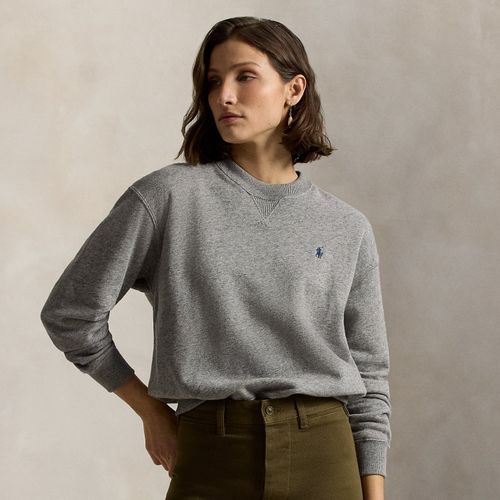 Pull col rond en molleton léger - Polo Ralph Lauren - Modalova