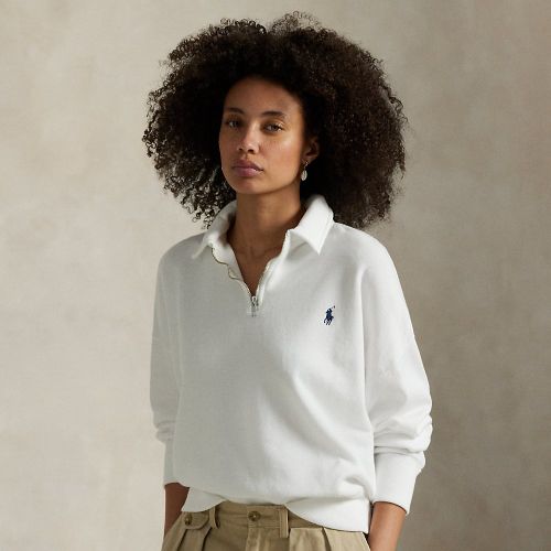 Pull demi-zippé en molleton léger - Polo Ralph Lauren - Modalova