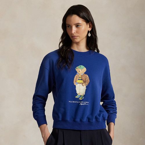 Sweat col rond Polo Bear molleton léger - Polo Ralph Lauren - Modalova