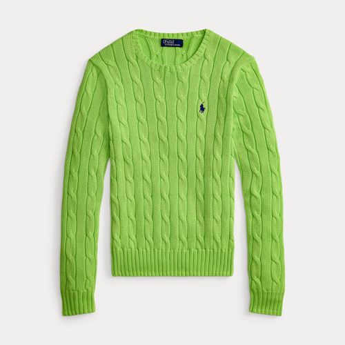 Pull torsadé à col rond en coton - Polo Ralph Lauren - Modalova