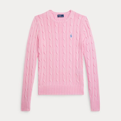 Pull torsadé à col rond en coton - Polo Ralph Lauren - Modalova