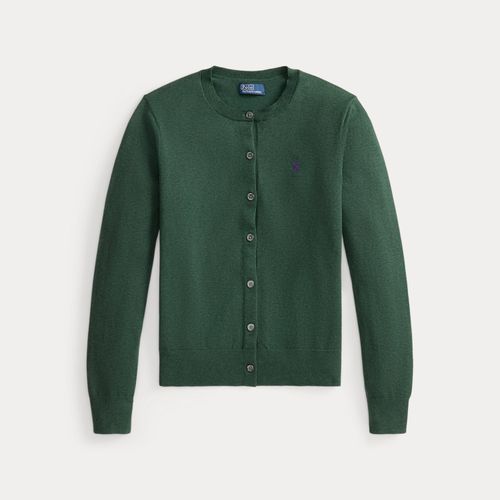 Cardigan col rond coton mélangé stretch - Polo Ralph Lauren - Modalova