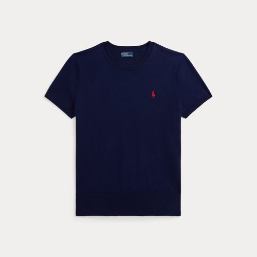 Pull à col rond et manches courtes - Polo Ralph Lauren - Modalova