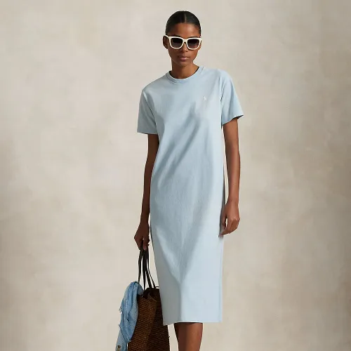 Robe t-shirt en jersey de coton - Polo Ralph Lauren - Modalova