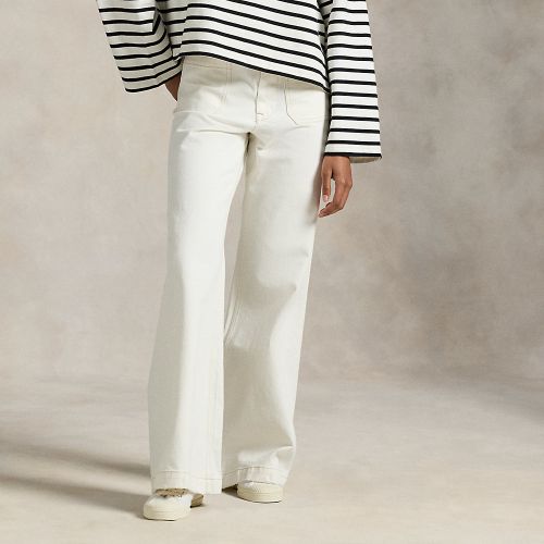 Pantalon de marin large en denim - Polo Ralph Lauren - Modalova