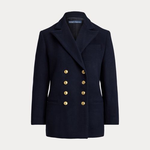 Blazer croisé en melton de laine - Polo Ralph Lauren - Modalova