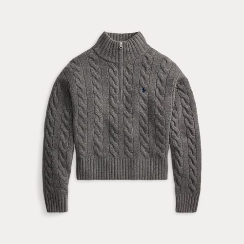 Pull demi-zippé en laine et cachemire - Polo Ralph Lauren - Modalova