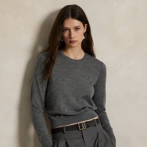 Pull col rond en laine - Polo Ralph Lauren - Modalova