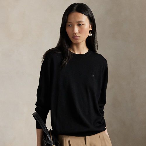 Pull col rond en laine - Polo Ralph Lauren - Modalova