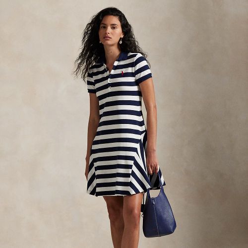 Robe polo patineuse rayée - Polo Ralph Lauren - Modalova