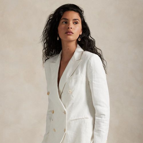 Blazer croisé en lin - Polo Ralph Lauren - Modalova