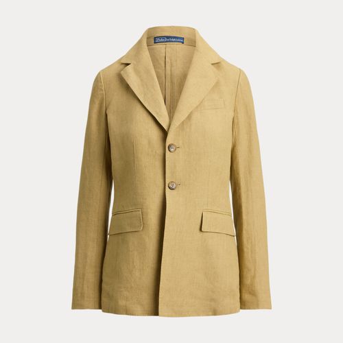 Blazer droit en lin délavé - Polo Ralph Lauren - Modalova