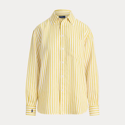 Chemise rayée oversize en lin et coton - Polo Ralph Lauren - Modalova