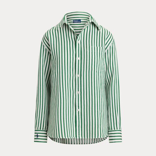 Chemise rayée oversize en lin et coton - Polo Ralph Lauren - Modalova