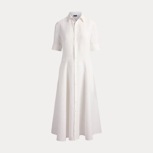 Robe-chemise à pans en lin - Polo Ralph Lauren - Modalova