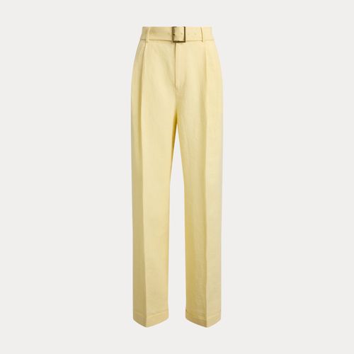 Pantalon Bacall ceinturé en lin - Polo Ralph Lauren - Modalova