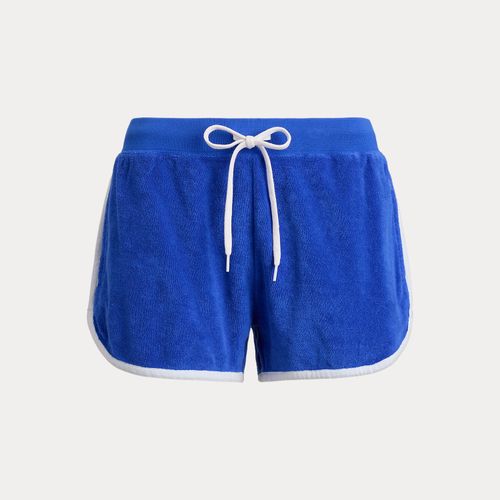 Short à cordon molleton de coton éponge - Polo Ralph Lauren - Modalova