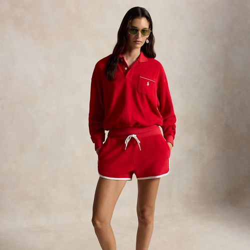 Short à cordon molleton de coton éponge - Polo Ralph Lauren - Modalova