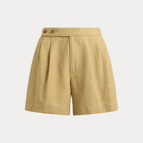 Short à pinces en lin délavé - Polo Ralph Lauren - Modalova