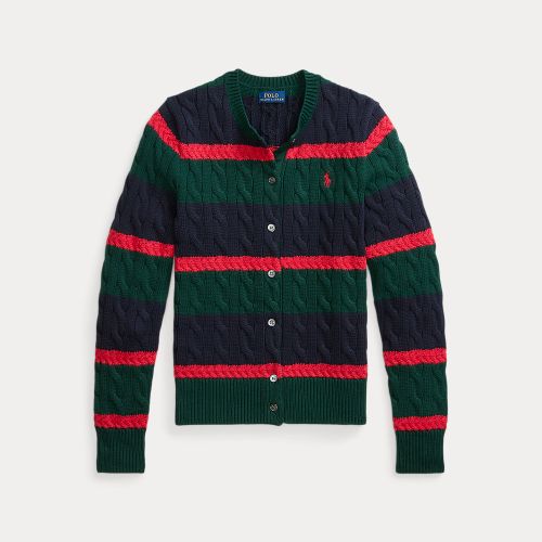 Cardigan rayé en coton torsadé - Polo Ralph Lauren - Modalova