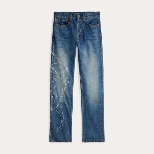 Jean droit Relaxed brodé - Polo Ralph Lauren - Modalova
