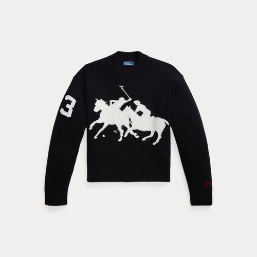 Pull ras du cou graphique en laine - Polo Ralph Lauren - Modalova