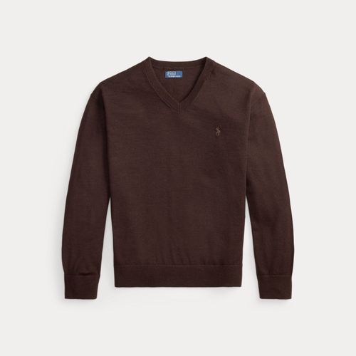 Pull col en V en laine - Polo Ralph Lauren - Modalova