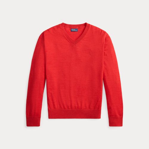 Pull col en V en laine - Polo Ralph Lauren - Modalova