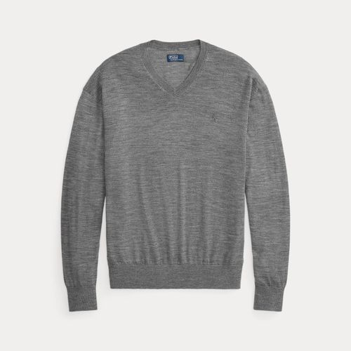 Pull col en V en laine - Polo Ralph Lauren - Modalova