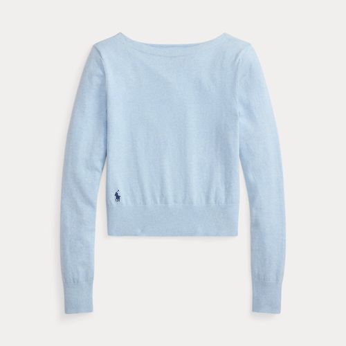 Pull encolure bateau coton mélangé - Polo Ralph Lauren - Modalova