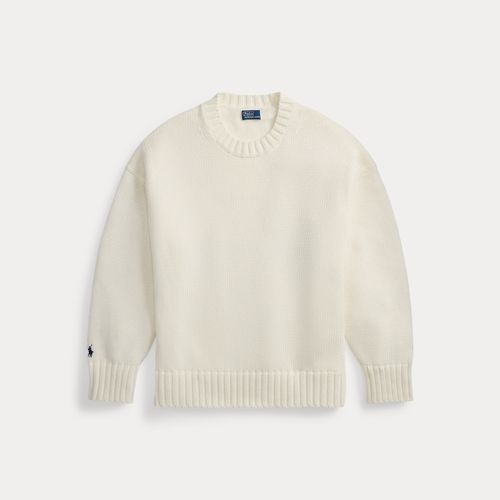 Pull col rond en coton - Polo Ralph Lauren - Modalova