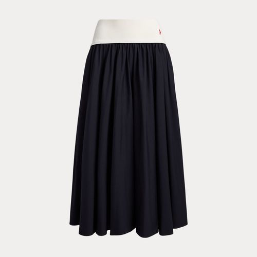 Jupe trapèze à taille contrastée - Polo Ralph Lauren - Modalova