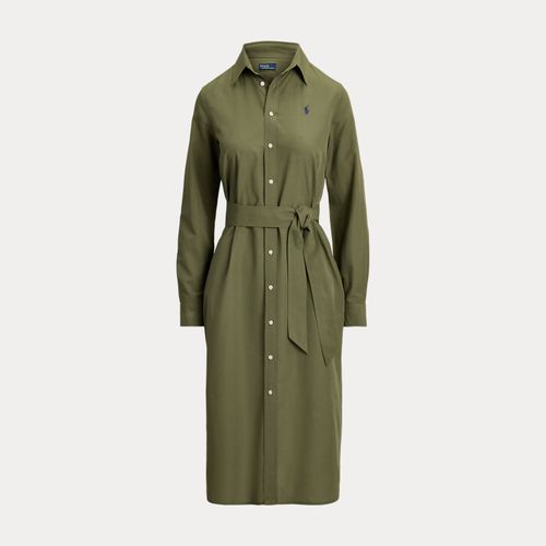 Robe-chemise ceinturée en coton et lin - Polo Ralph Lauren - Modalova