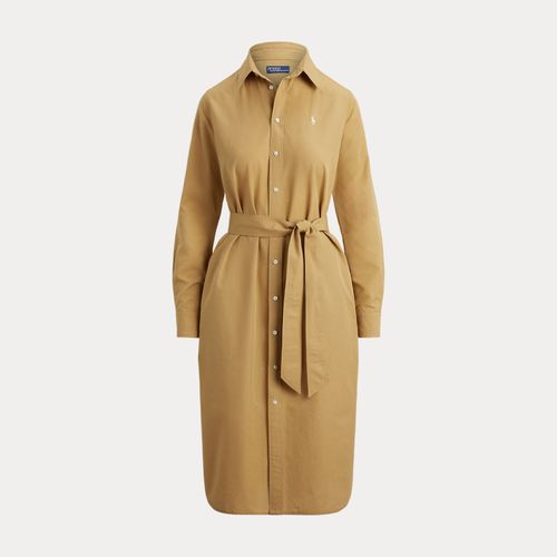 Robe-chemise ceinturée en coton et lin - Polo Ralph Lauren - Modalova